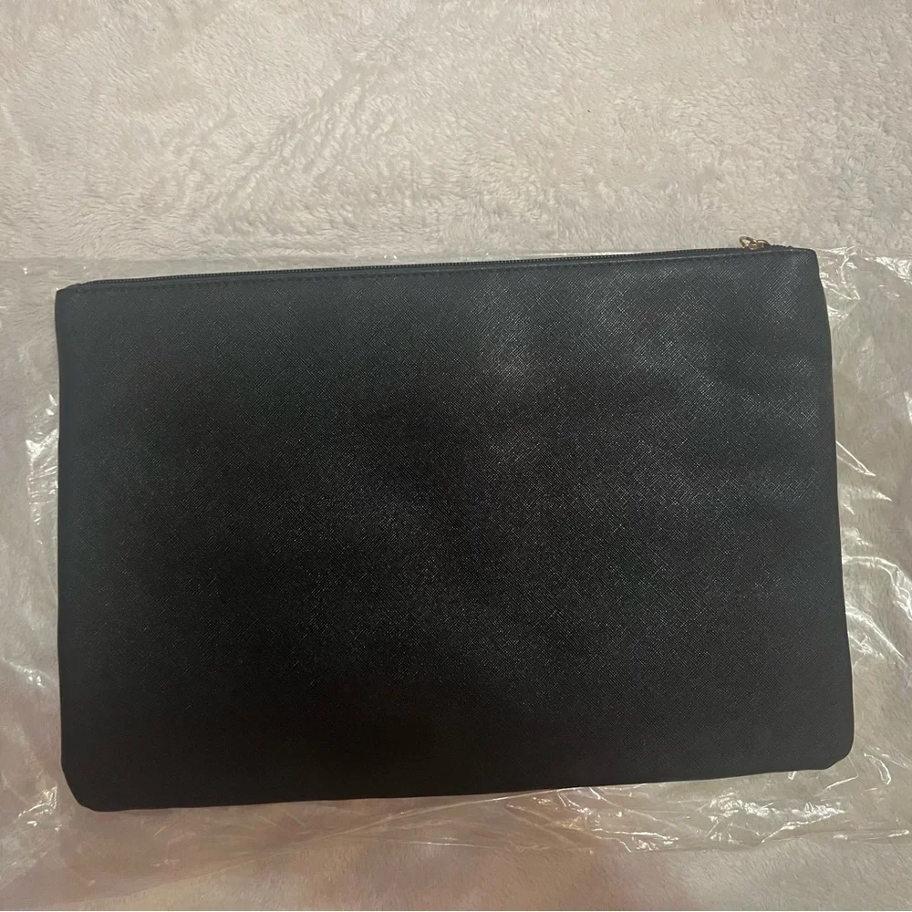 Trina Turk Black and White Oversized Clutch - Picture 3 of 7